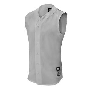 Mizuno Youth Comp Game Sleeveless Baseball Jersey (350549), Gray, Sz. L (YL)